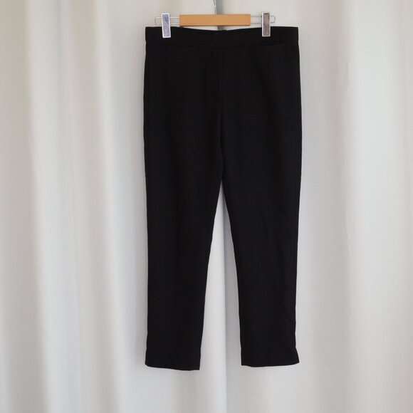 Ann Demeulemeester Black Wool Tapered Pants Sz 2 - Picture 2 of 7